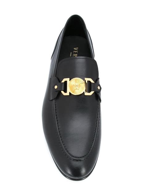 versace loafers medusa head|gianni versace men's slip ons.